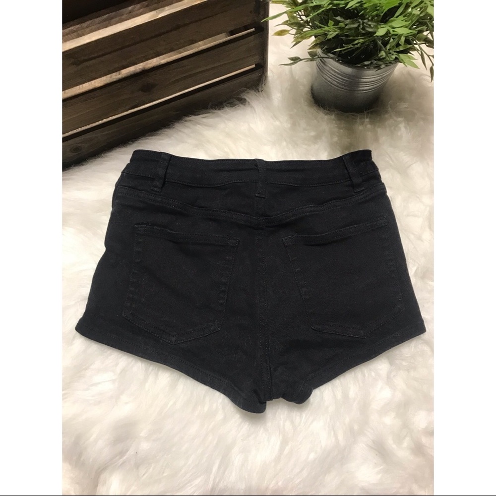 H&M Black Ripped Shorts - Picture 3 of 3